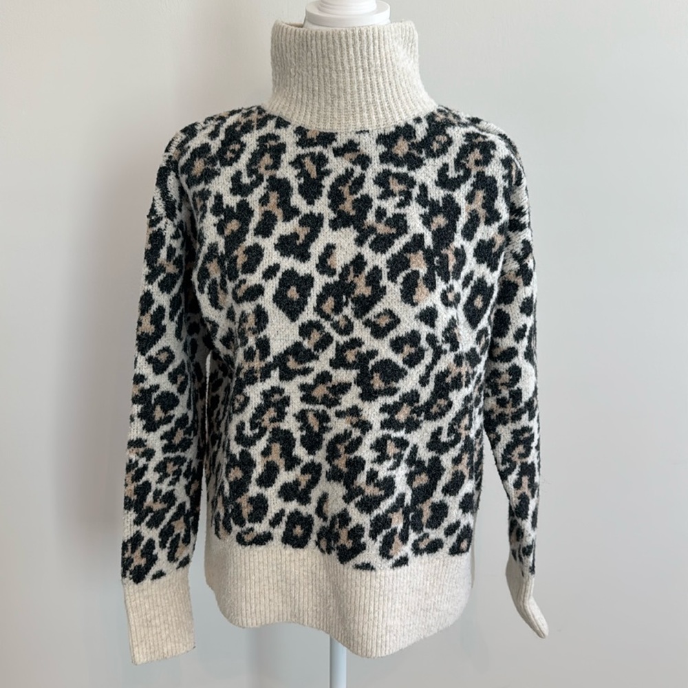 Loft Leopard Print Sweater